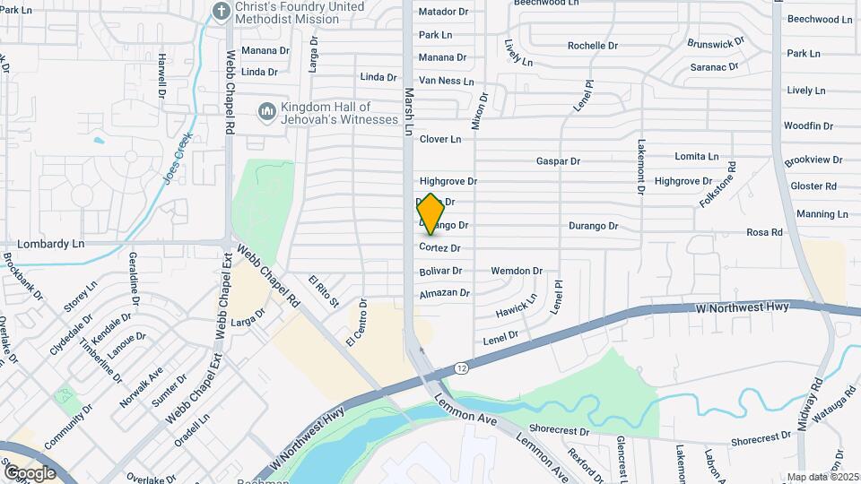 3723 Cortez Dr Map and Location Details
