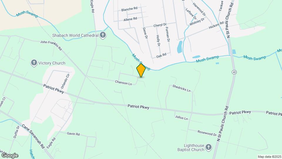 4620 Chanson Ln Map and Location Details