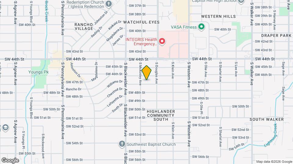 1125 SW 47th St Map and Location Details