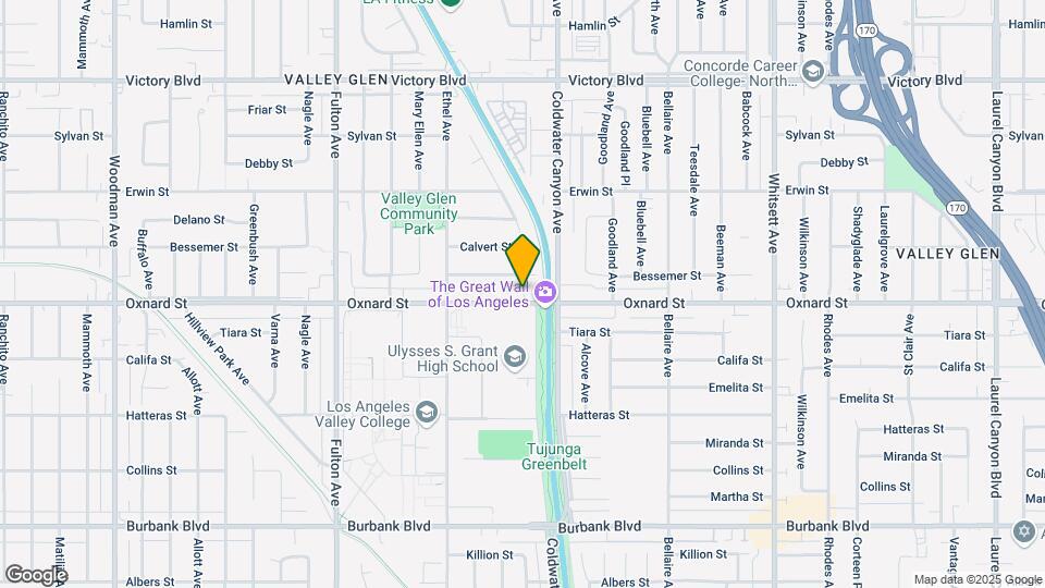 12939 Oxnard St Map and Location Details