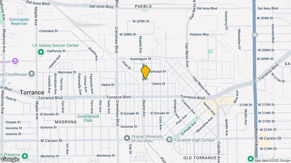 2319 Sierra St Map and Location Details