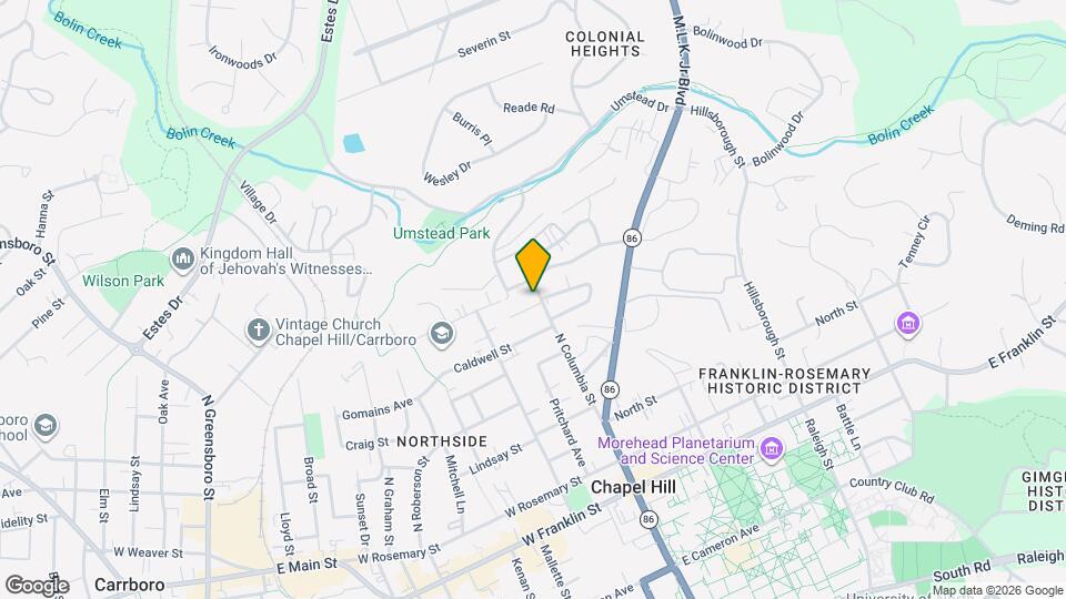 104 Stinson St Ext Map and Location Details