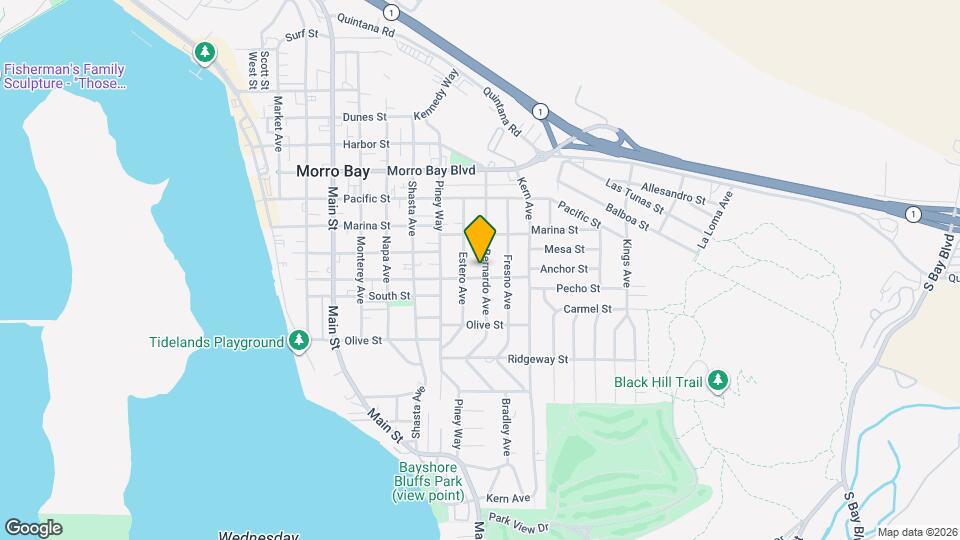 515 Bernardo Ave Map and Location Details