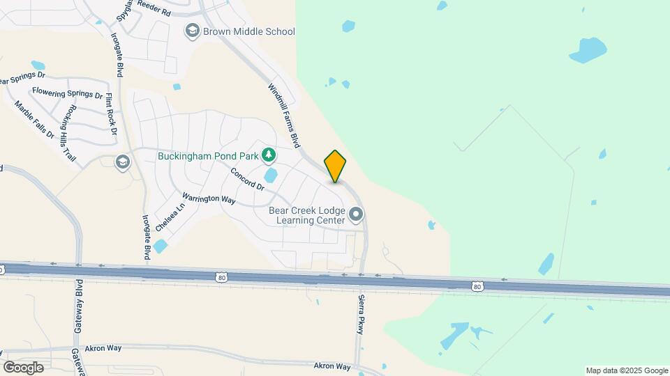 1122 Buckingham Dr Map and Location Details