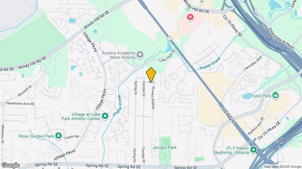 2450 Rolling View Dr Mapa y Detalles de la Ubicación