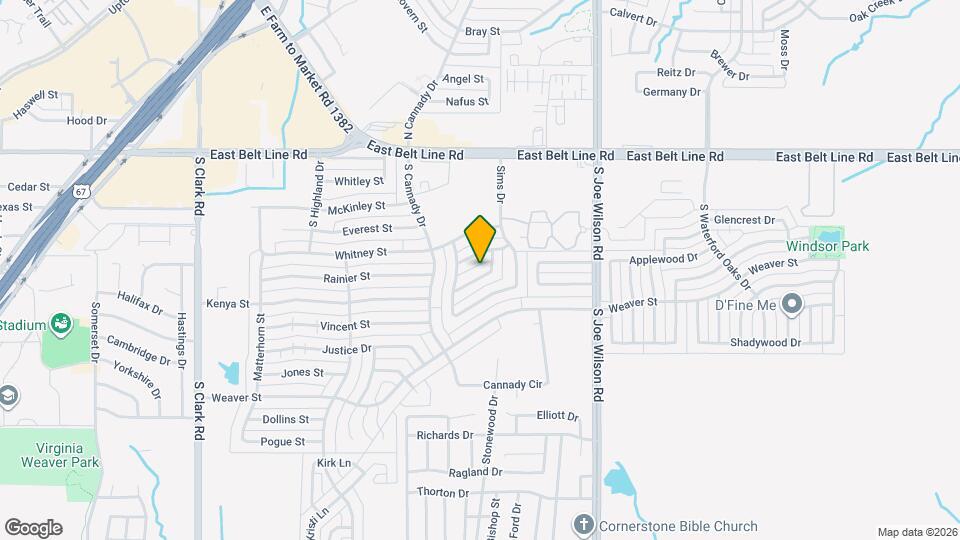 824 Bailey Dr Map and Location Details