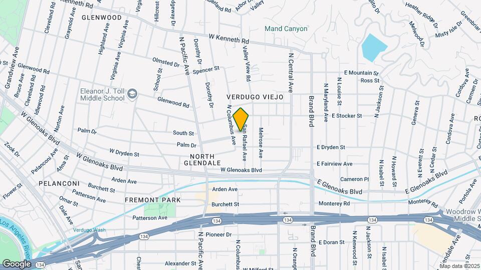 1121 San Rafael Ave Map and Location Details