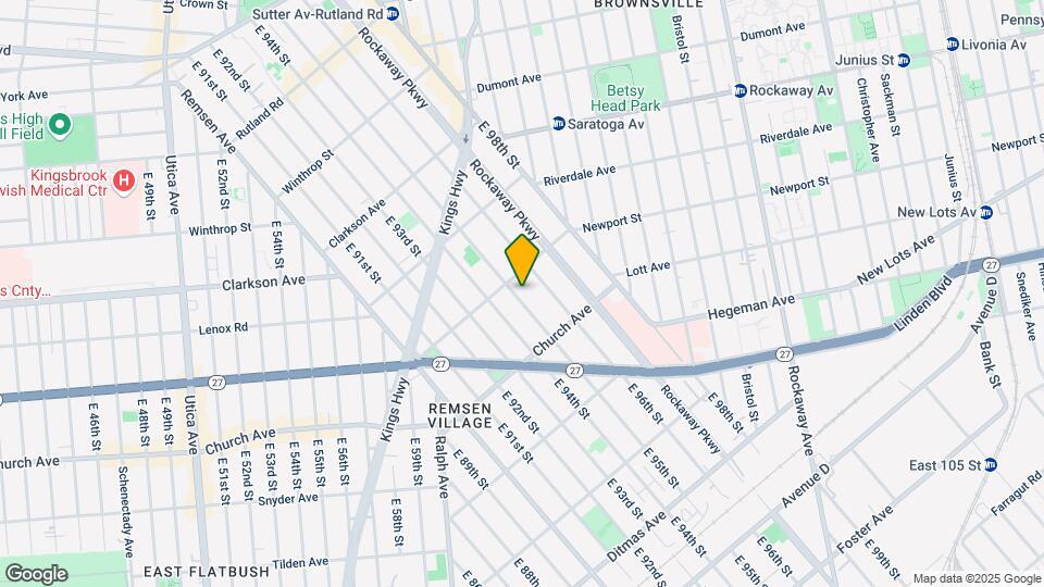 445 E 95th St Mapa y Detalles de la Ubicación