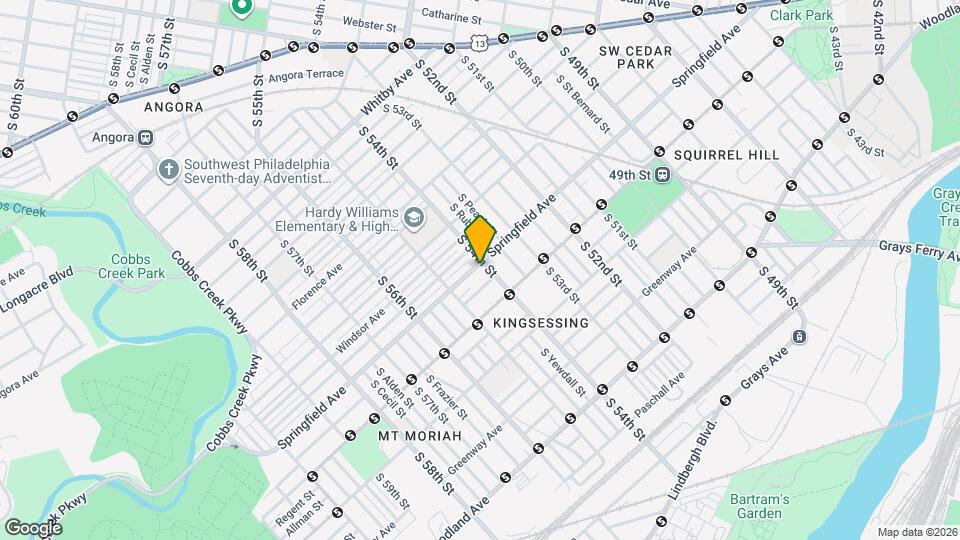 1402 S 54th St Map and Location Details