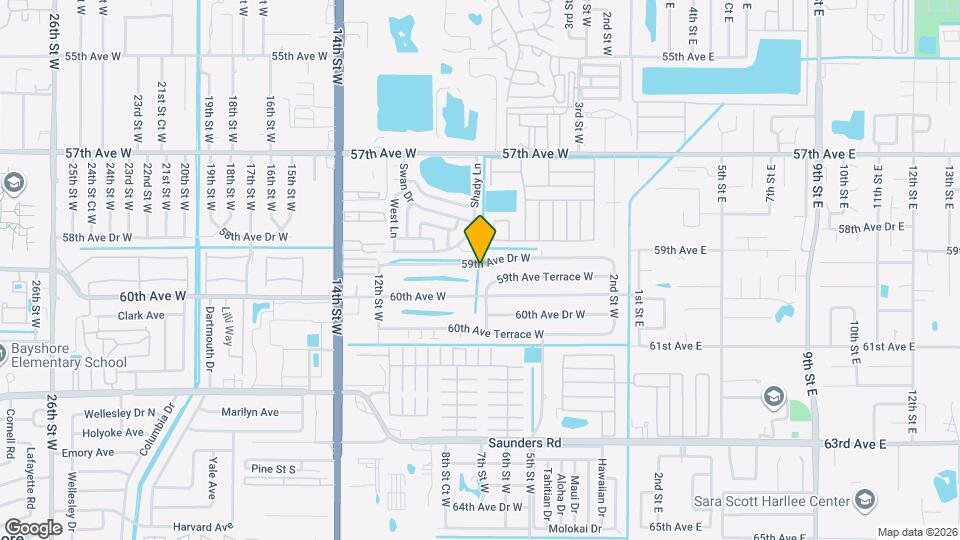 714 59th Ave Dr W Map and Location Details