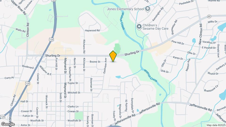 1257 Boone St Map and Location Details