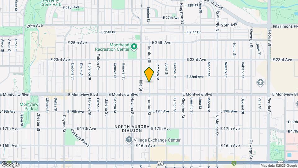 2031 Ironton St Map and Location Details