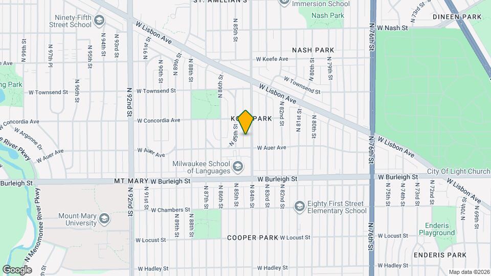 3223 N 84th St Map and Location Details