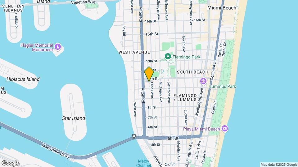 1038 Lenox Ave Mapa y Detalles de la Ubicación