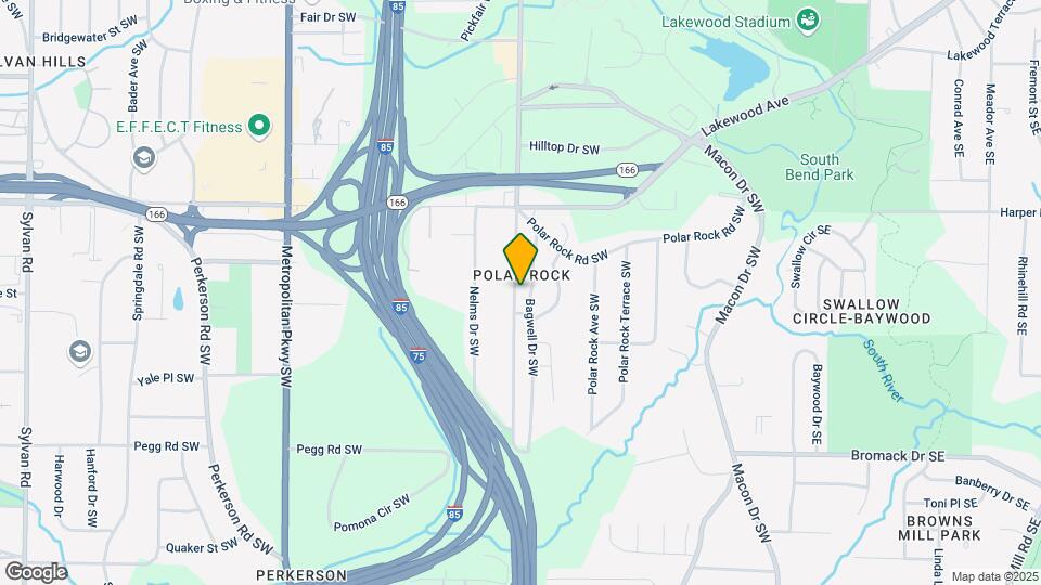 2204 Pryor Rd SW Mapa y Detalles de la Ubicación