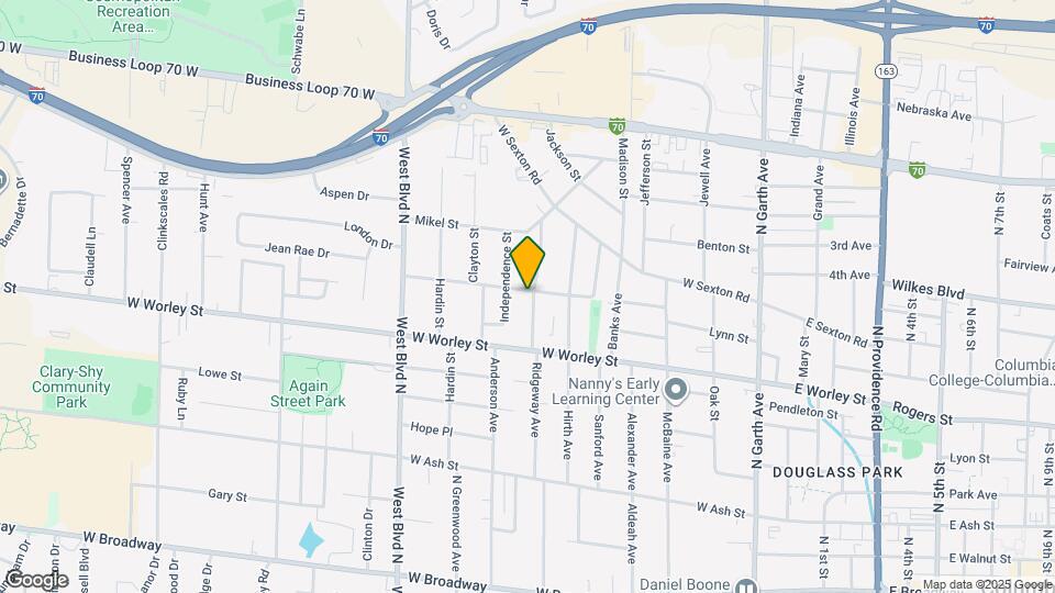 607 Ridgeway Ave Map and Location Details