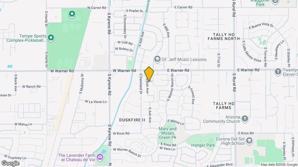 8875 S Ash Ave Map and Location Details