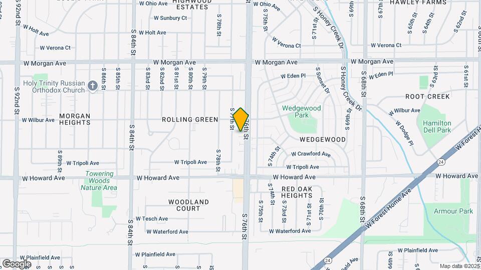 3745 S 76th St Map and Location Details