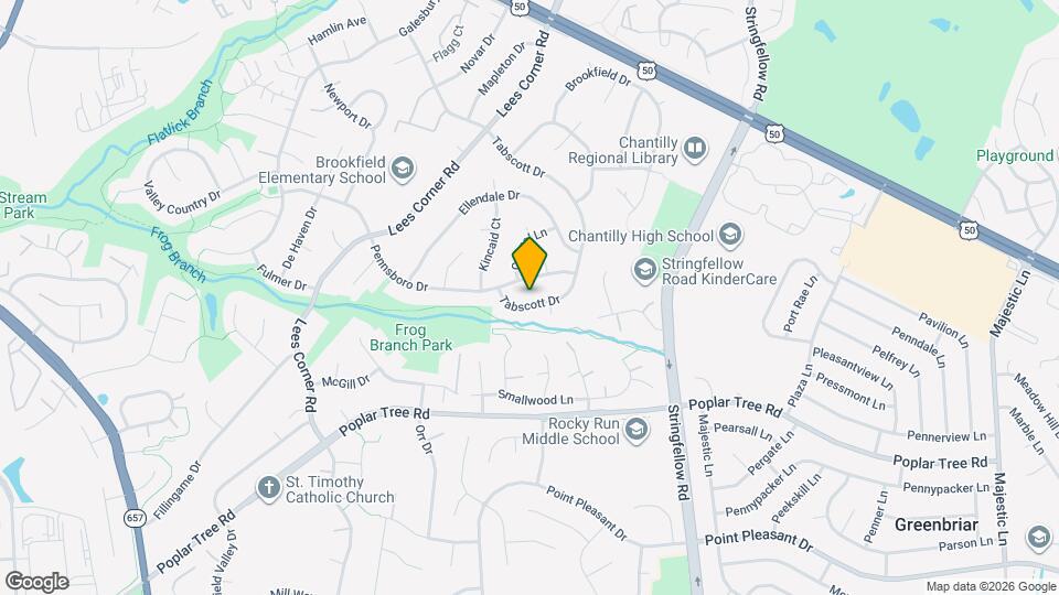 13509 Tabscott Dr Map and Location Details