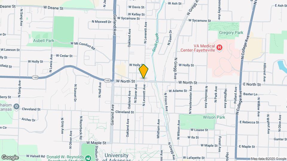 1115 N Leverett Ave Map and Location Details