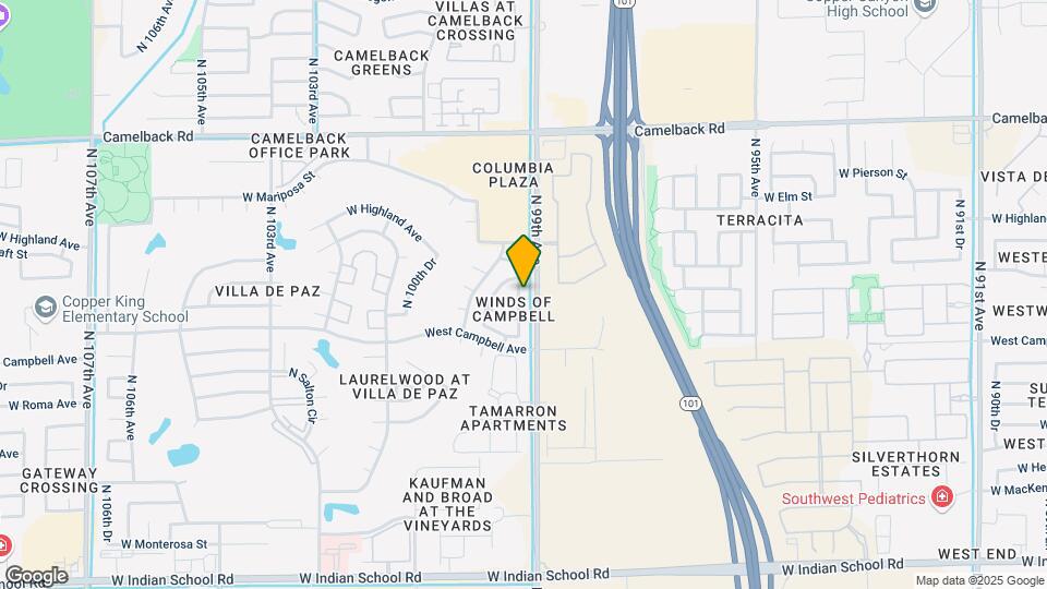 4643 N 99th Dr Map and Location Details