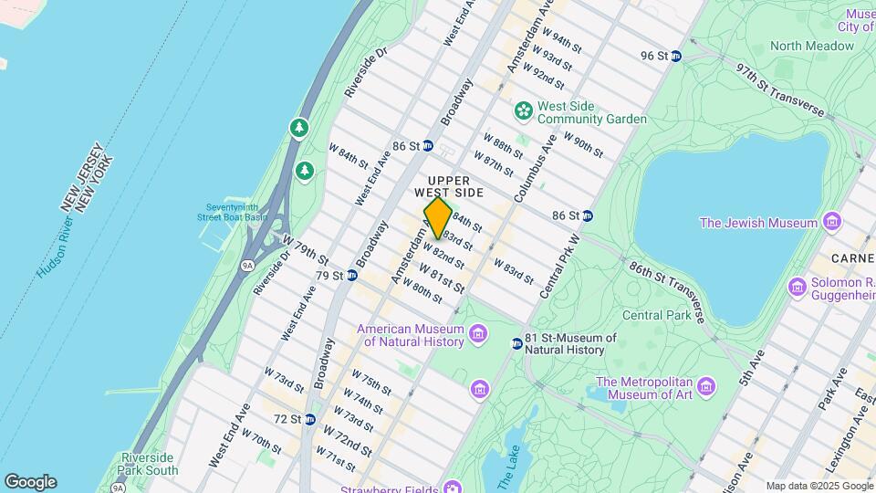 139 W 82nd St Mapa y Detalles de la Ubicación
