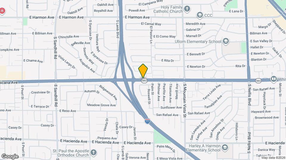Tropicana Springs Apartments Map and Location Details
