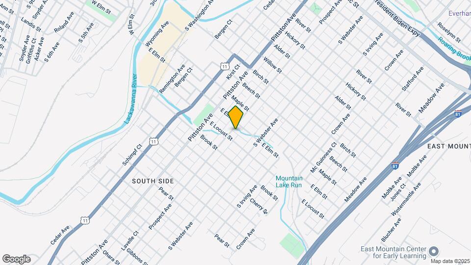 1119 Prospect Ave Map and Location Details