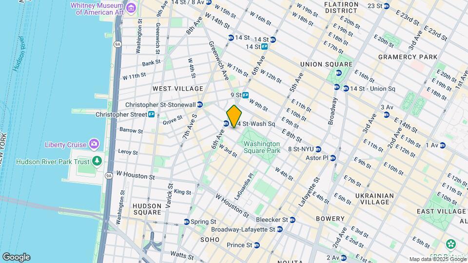 76 Washington Pl Map and Location Details
