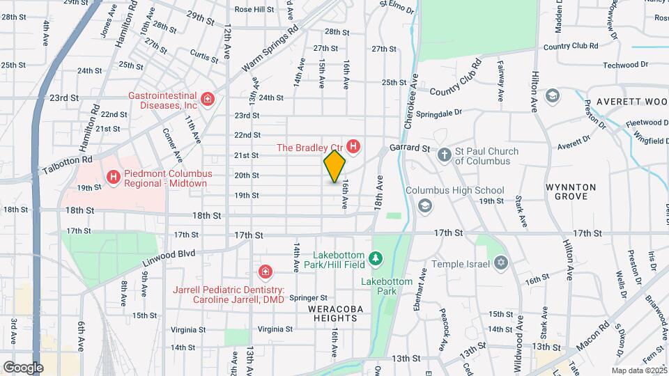 1519 19th St Map and Location Details