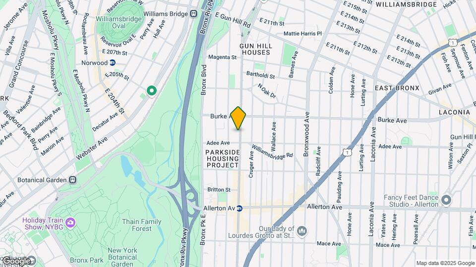 3035 White Plains Rd Map and Location Details