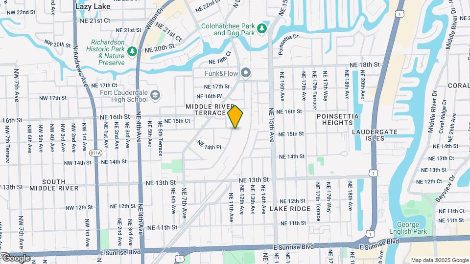 1492 Holly Heights Dr Map and Location Details