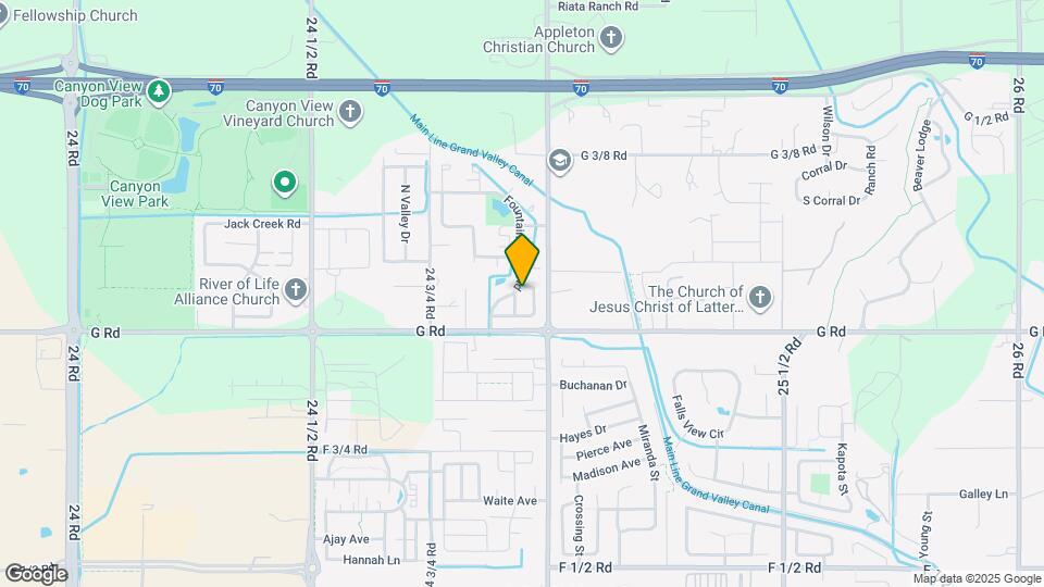 707 Fountainhead Blvd Map and Location Details