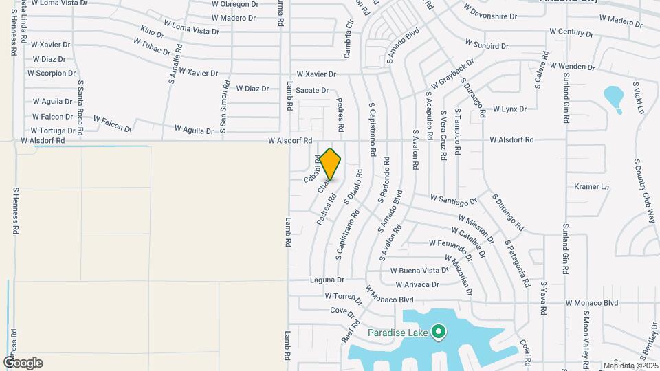 14735 S Charco Rd Map and Location Details