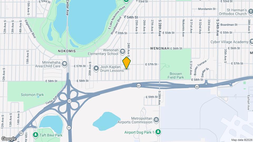 5724 24th Ave S Map and Location Details