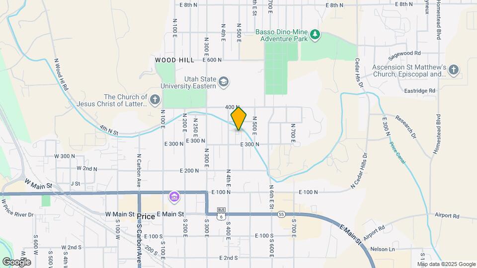 340 N 5th Ave Map and Location Details