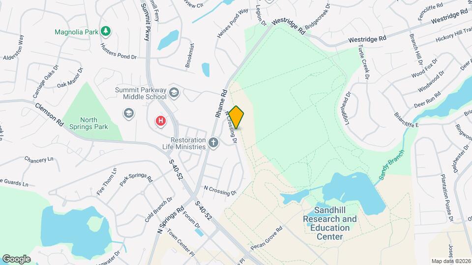 512 N Crossing Dr, Unit 3 Map and Location Details