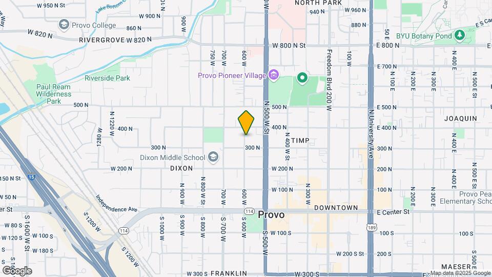 362 600 W Map and Location Details