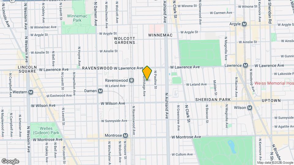 4707 N Hermitage Ave, Unit K06J Map and Location Details