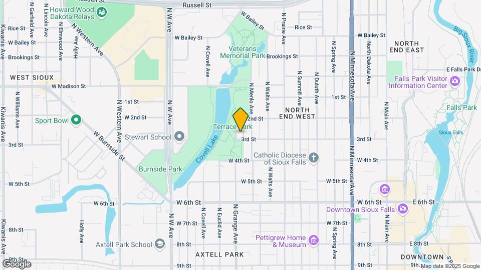 1008 W 3rd St Map and Location Details