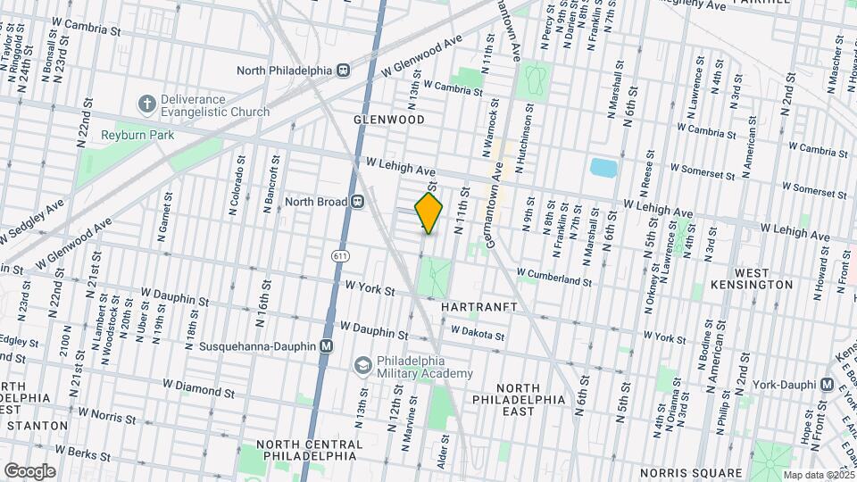 2525 N 12th St Map and Location Details