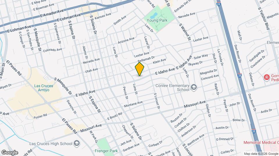 1709 E Idaho Ave Map and Location Details