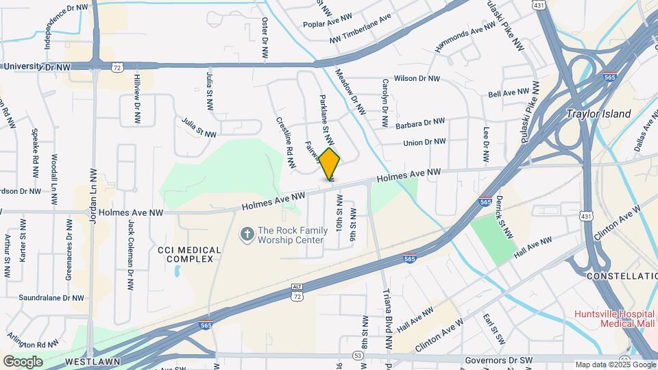 801 Fairway Dr NW Map and Location Details