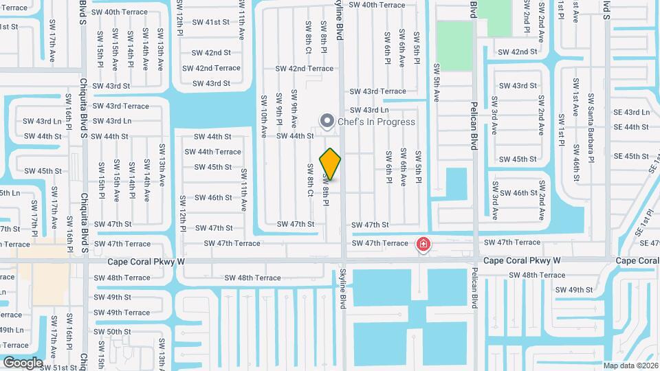 4531 SW 8th Pl Map and Location Details