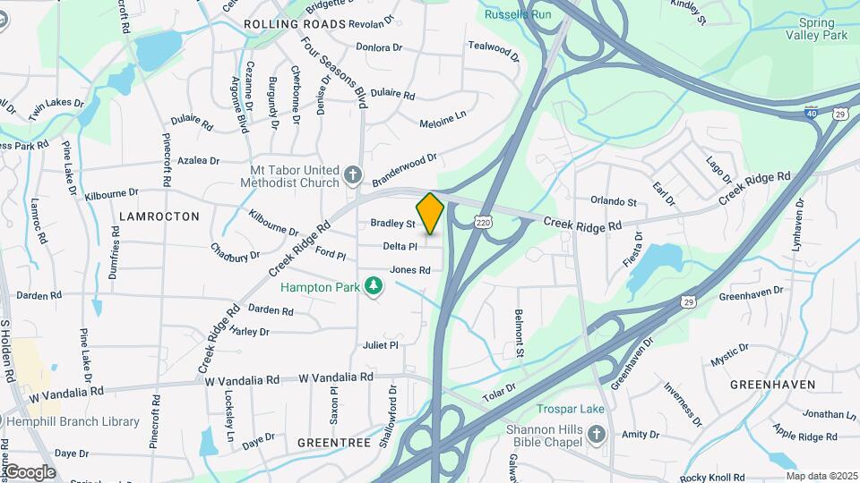 2204 Delta Pl, Unit B Map and Location Details