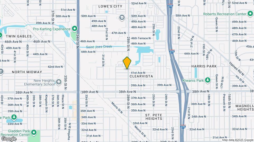 4100 28th St Map and Location Details