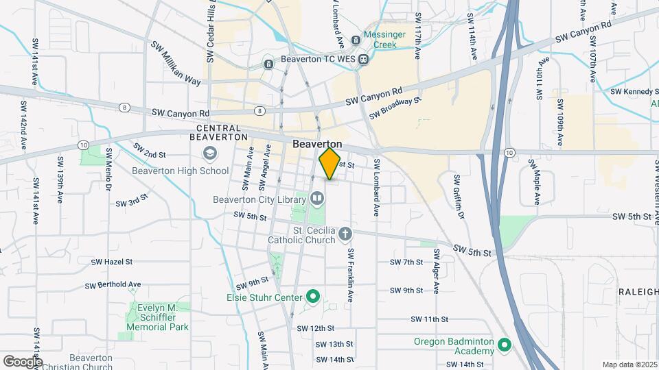 4742 SW Tucker Ave Map and Location Details