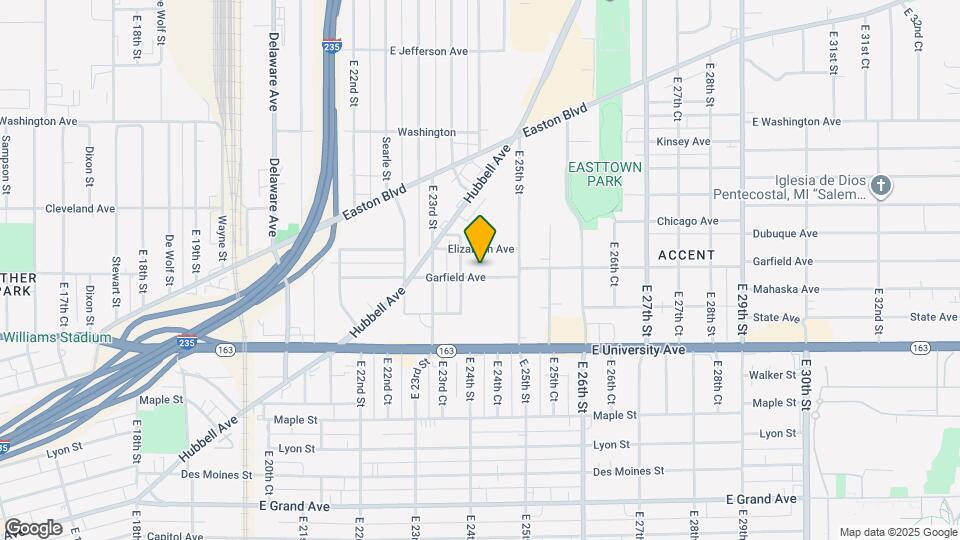 2414 Garfield Ave Map and Location Details