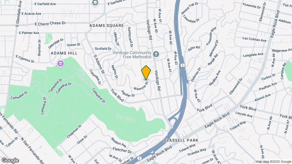 3919 Wawona St Map and Location Details