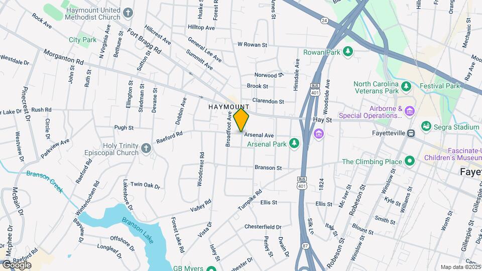 202 Highland Ave, Unit A Map and Location Details